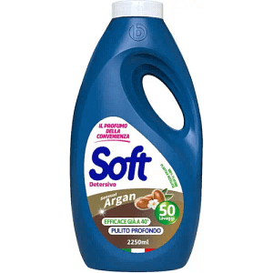 soft Υγρό Απορρυπαντικό Ρούχων 2.25lt (50 Μεζούρες)